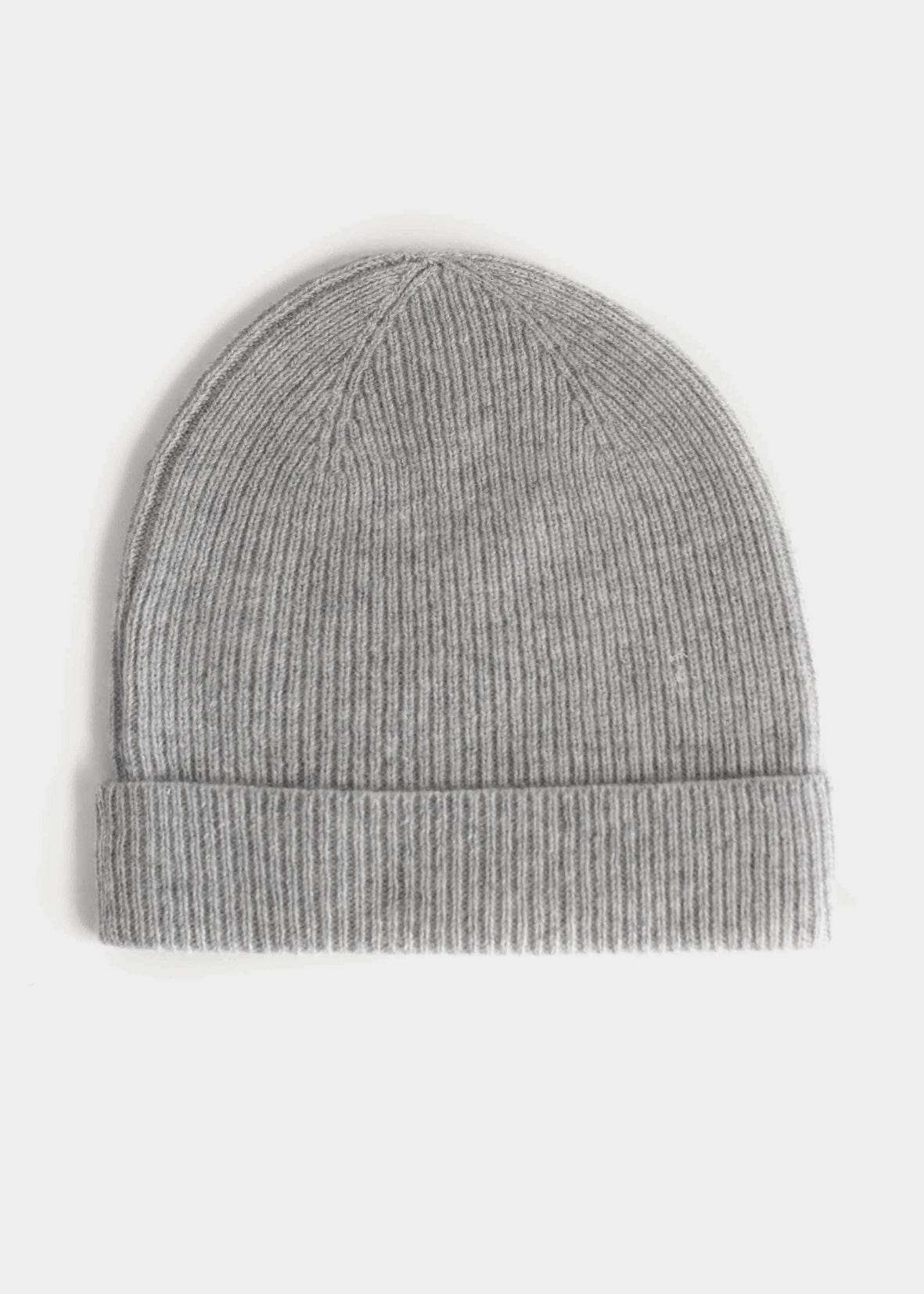 Cashmere Rib Beanie Grey Dawn / One Size Cashmere Rib Beanie | Sustainable Yoga & Off-Duty Wear