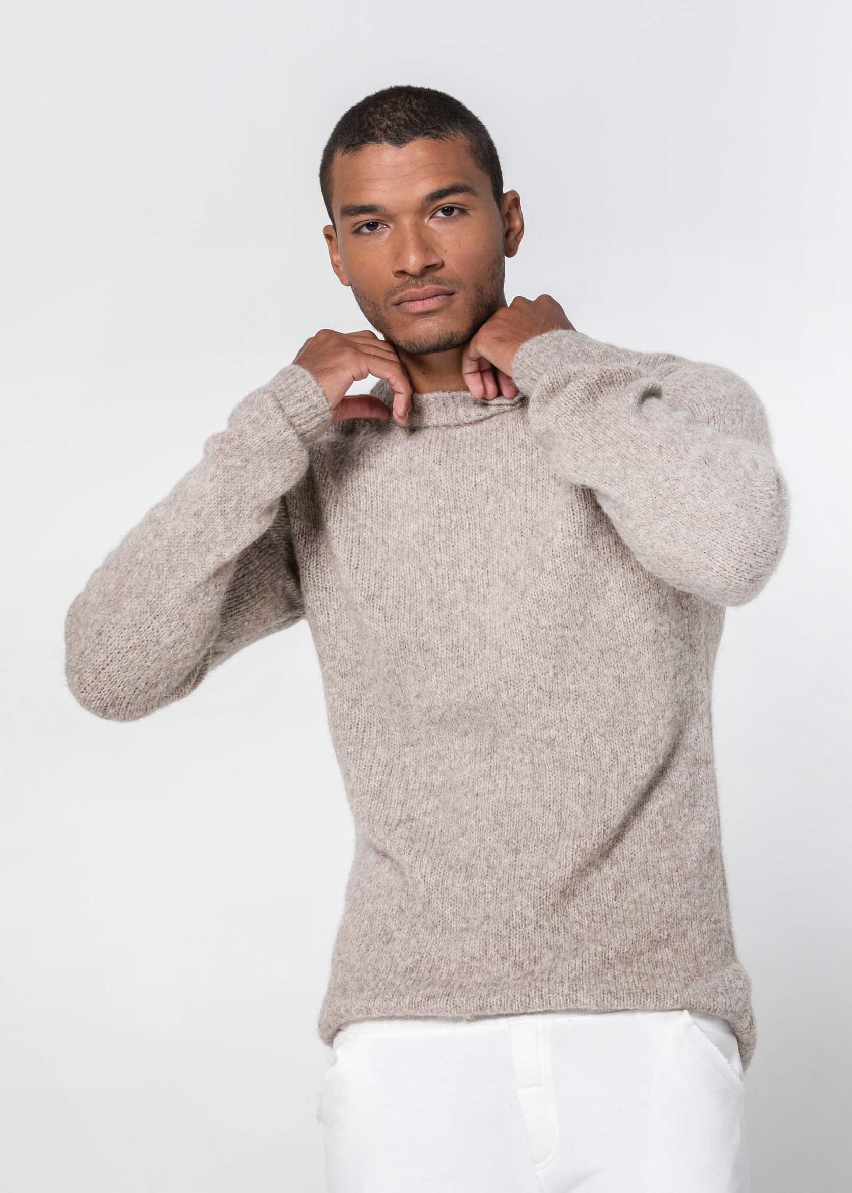 Mens Crew Neck Sweater Mens Crew Neck Sweater | Sustainable Yoga & Off-Duty Wear