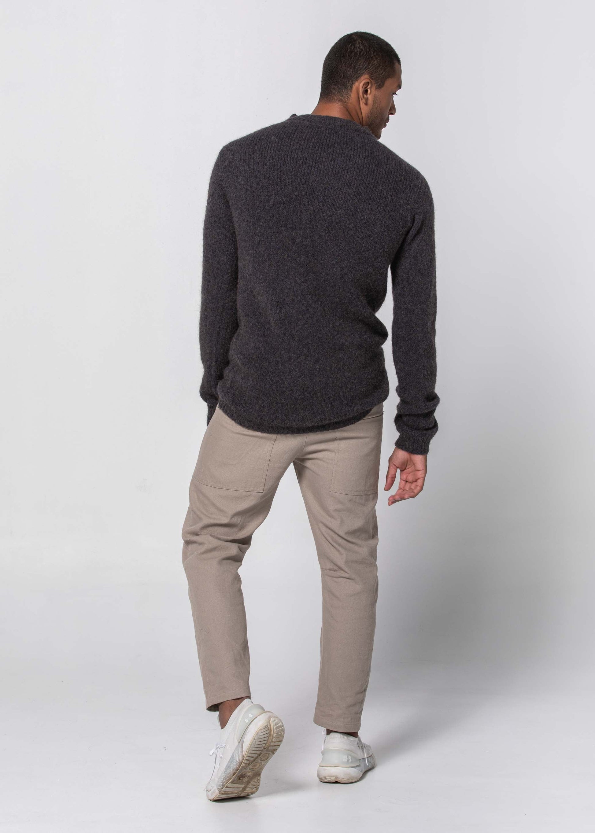 Mens Crew Neck Sweater Mens Crew Neck Sweater | Sustainable Yoga & Off-Duty Wear