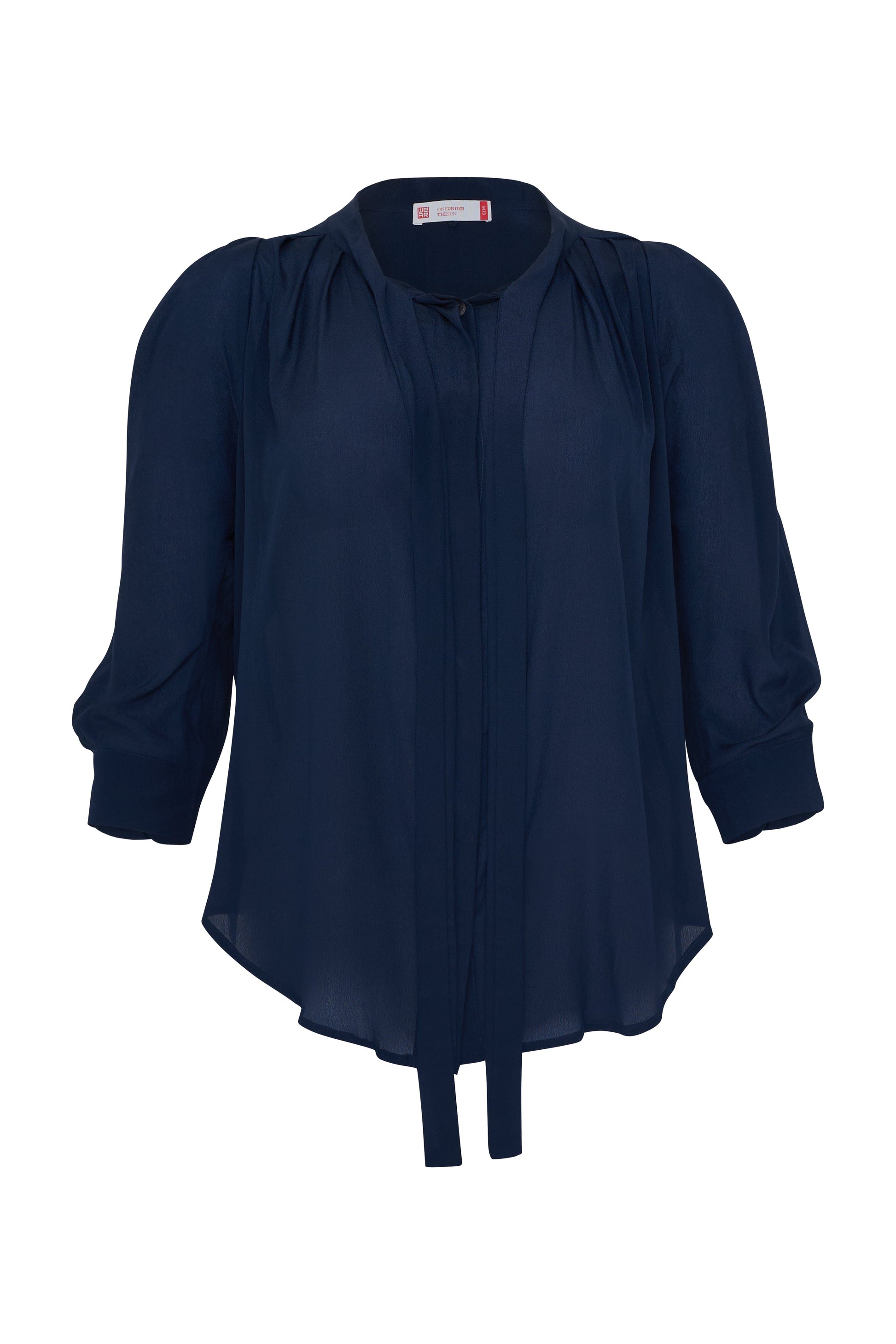 Silk Coucou Shirt navy / S/M WE-AR Silk Coucou Shirt | Sustainable Yoga & Off-Duty Wear