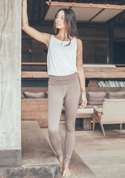 Tri-Ka Lyte Organic Leggings sable / M Tri-Ka Organic Cotton Leggings | WE-AR